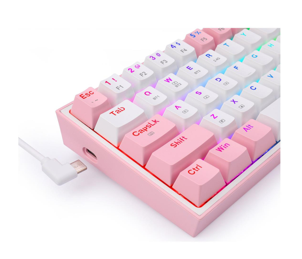 REDRAGON Fizz Pro (biało-różowa) K616RGB-PRO white pink - 1268110 - zdjęcie 6